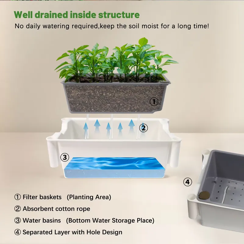 Jardinière intelligente vertic - Self-Watering Planter avis et prix